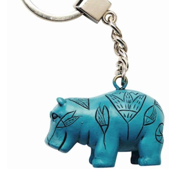 Egyptian Hippo Keyring