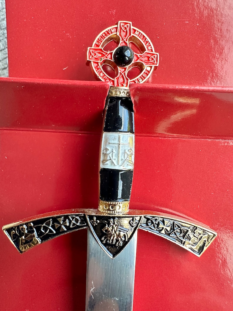 Miniature Knights Templar Sword Letter Opener Etsy
