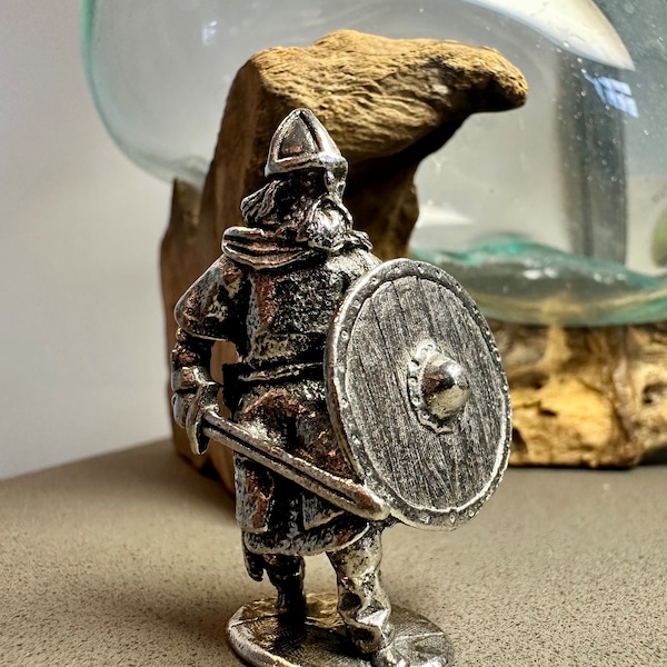 Viking Warrior Pewter Figurine