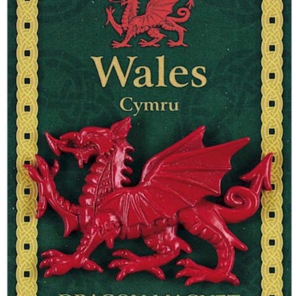 Welsh Dragon Fridge Magnet