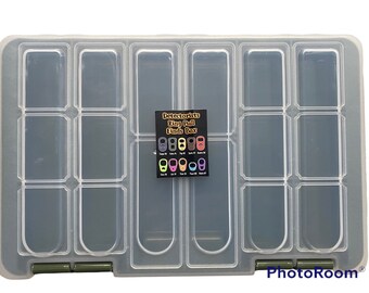 thumbnail image 2 of Large Metal Detecting Finds Box With 'Ring Pull' ID Chart - Unbranded Carrying Case 2 of 4
