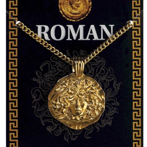 Medusa Necklace Medusa Pendant Gold Medusa Pendant Necklace Etsy UK