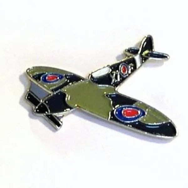 WW2 Spitfire Plane Pin Badge