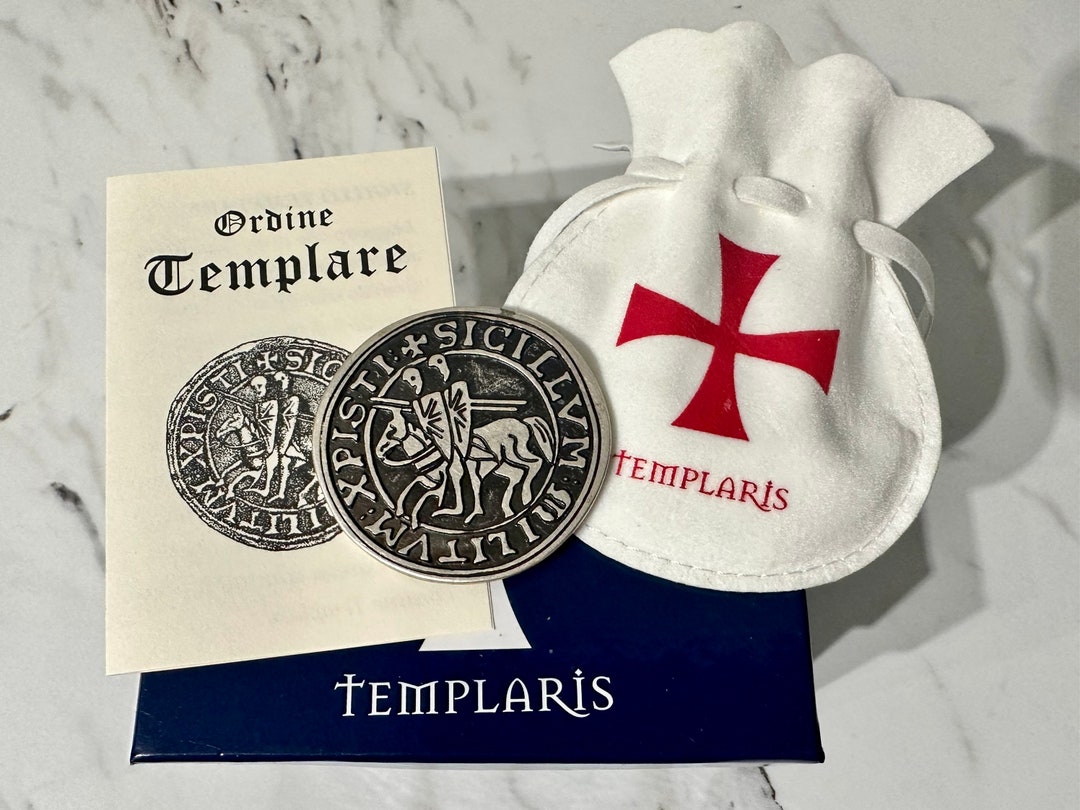 Knights Templar Pewter Seal Etsy