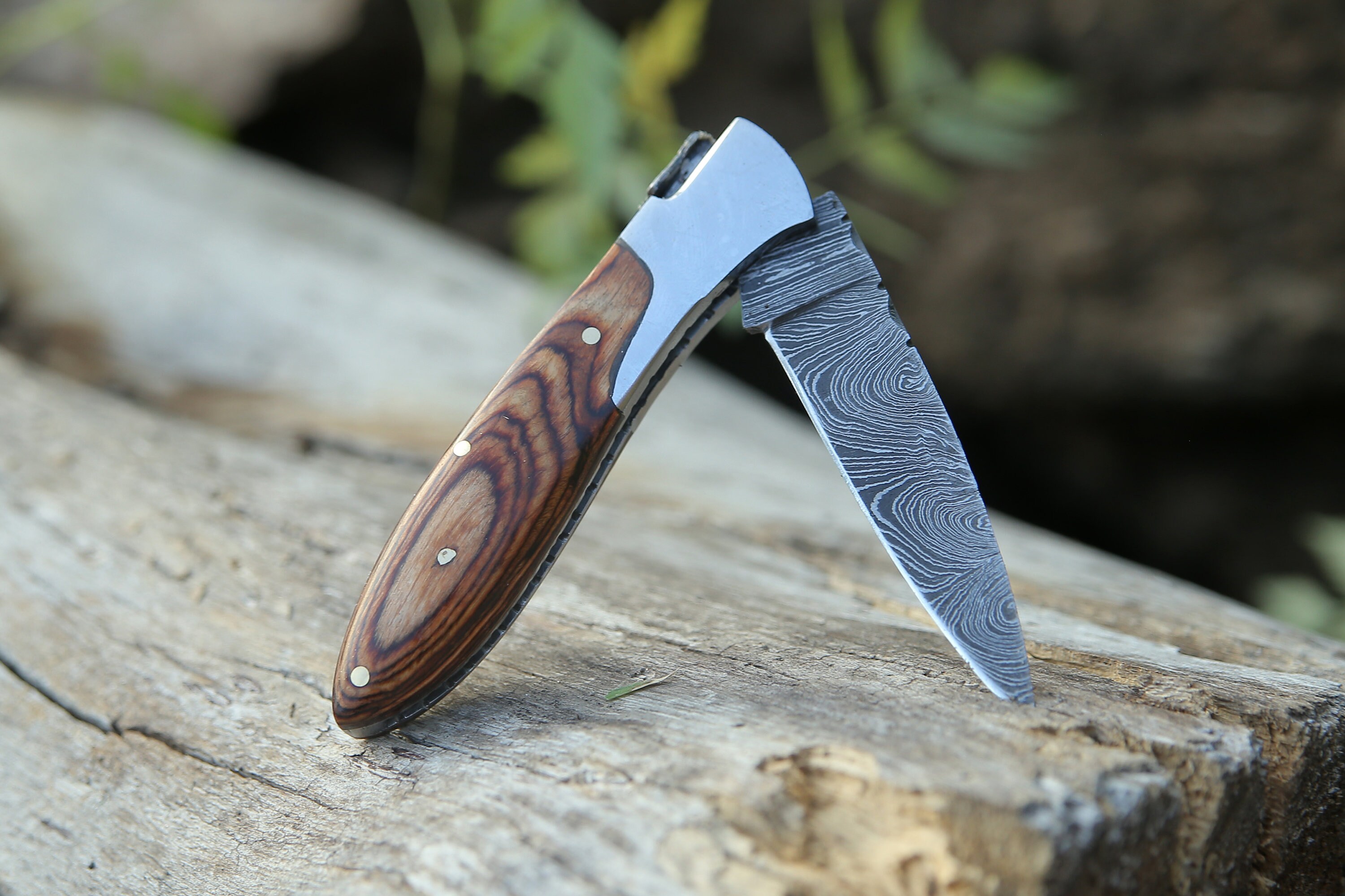 Coltello Pieghevole Bull Horn Personalizzato - Regalo Per Lo Sposo In - Foto 6
