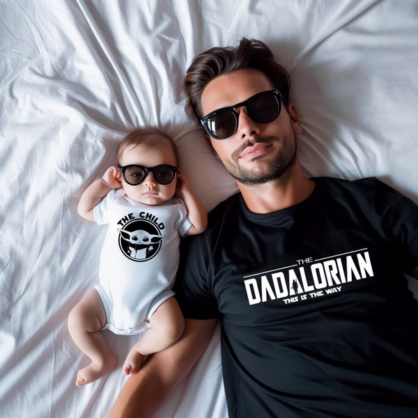 Dadalorian And The Child Matching Shirt, Mamalorian And The Child T-Shirt, Dadalorian and Mamalorian Shirt,Mothers Day Tee,Fathers Day Shirt
