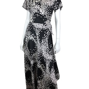 Vintage 1960s Evening Gown, Party Maxi Dress UK 10