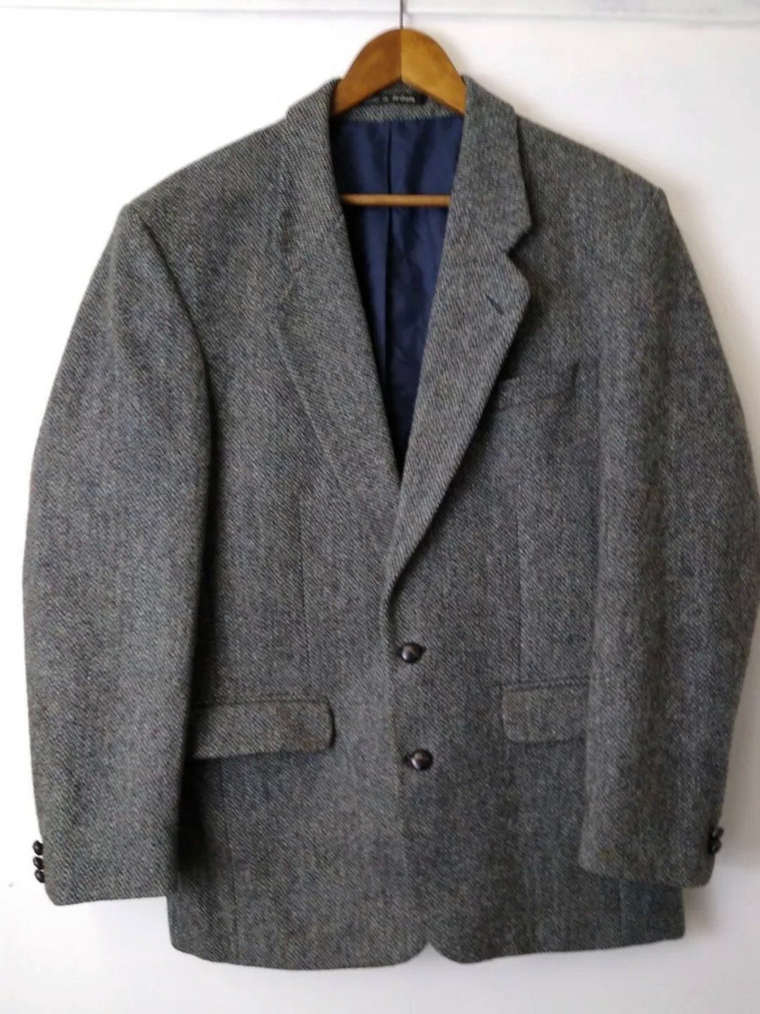 Vintage 1970s Harris Tweed Wool Suit Blazer Jacket by Kilmaine - Etsy