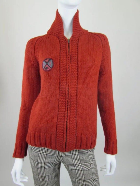 Vintage 1990s Levis chunky cable knit cardigan with z… Gem
