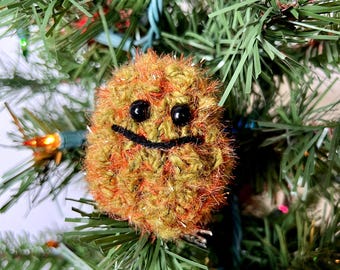 Handmade Crochet Nug Buddy Clip Christmas Ornament