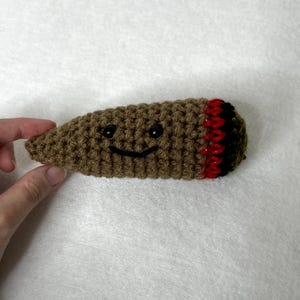 Peluche Nug Buddy émoussée au crochet fait main