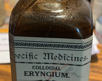 Antique Lloyd Brothers Medicine Bottle: Colloidal Eryngium, Cincinnati