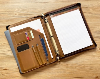 3 X 10 Inch Montblanc Leather Portfolio Great Condition and Ready to Be Gifted Wow Etsy
