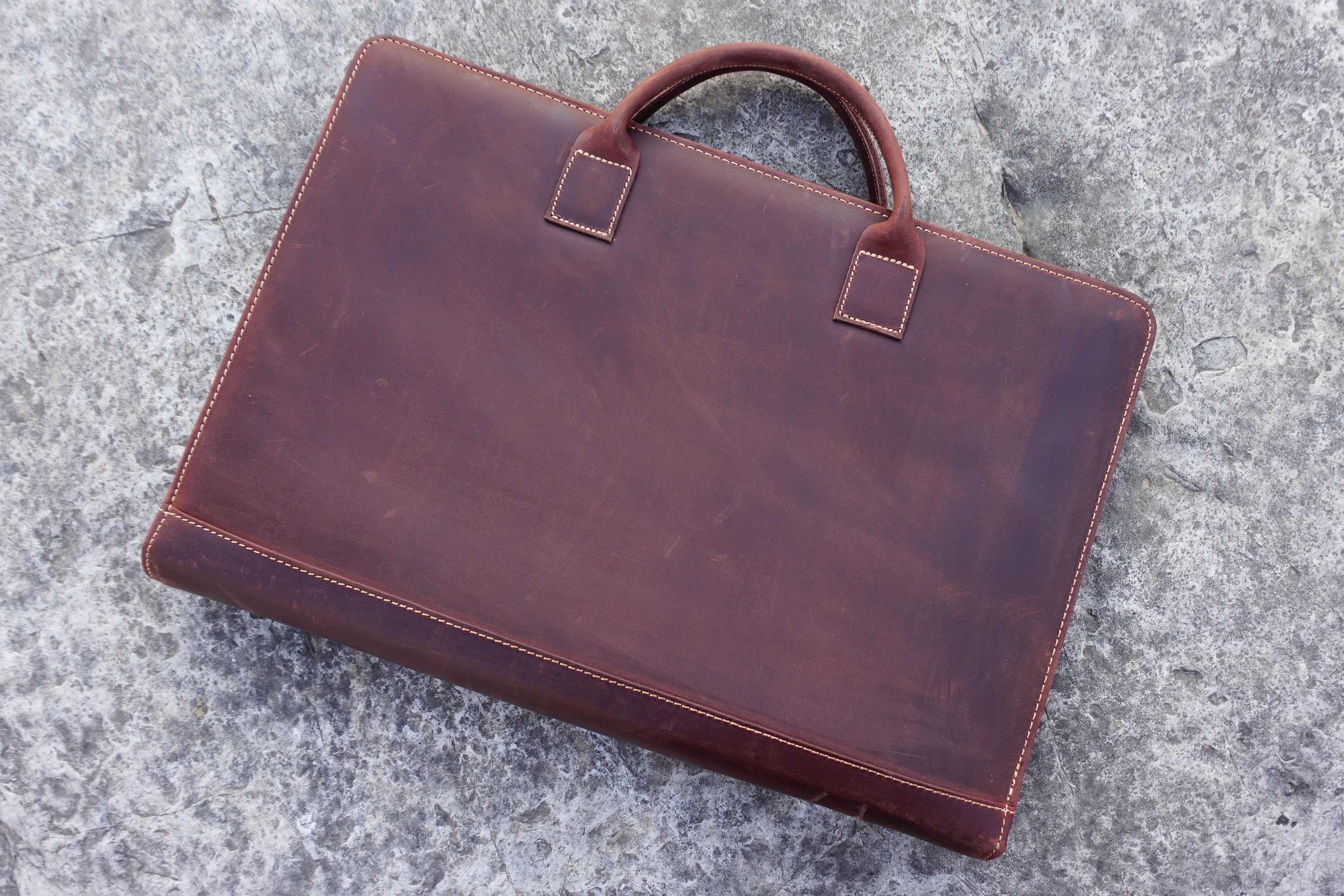 Personalized Leather Portfolio for Men Legal Size Folder Etsy