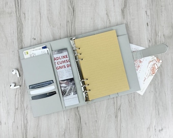 Personalized A5 6-Ring Binder, Planner Organiser, Cover for Planner/Journal/Notebook, Creative Gift