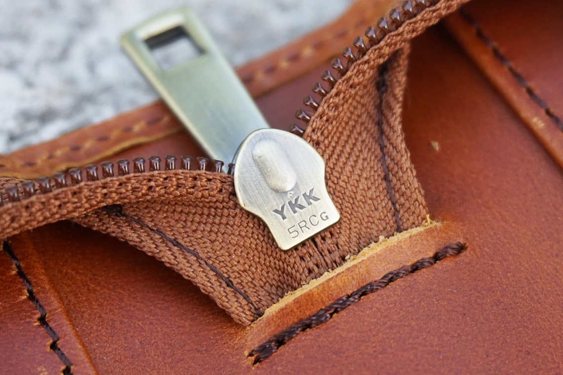 7 Ring Check Binder Portfolio leather Binder With Zippered Etsy