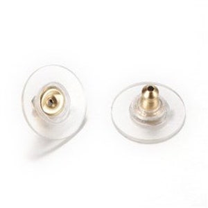 Sterling Silver 6mm Bullet Clutch Earring Backs