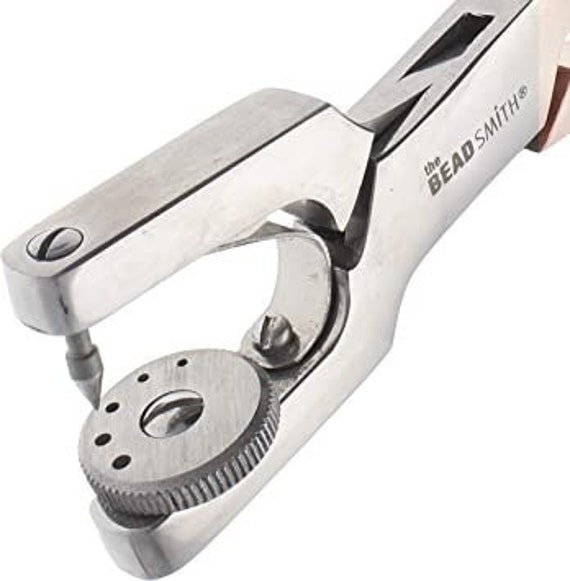 Small Rotating Hole Punch 0.8mm, 1 Mm, 1.2 Mm, 1.5 Mm, and 2 Mm Holes  Leather Rotary Hole Punch 