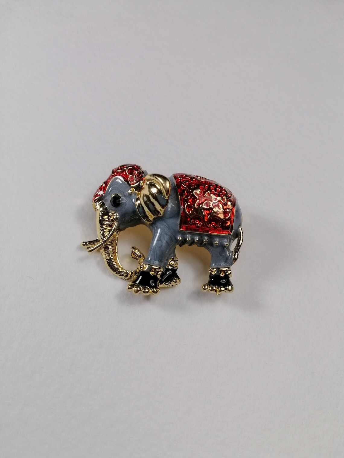 Elephant Brooch Vintage Brooch Pin Animal Brooch for Girl Etsy