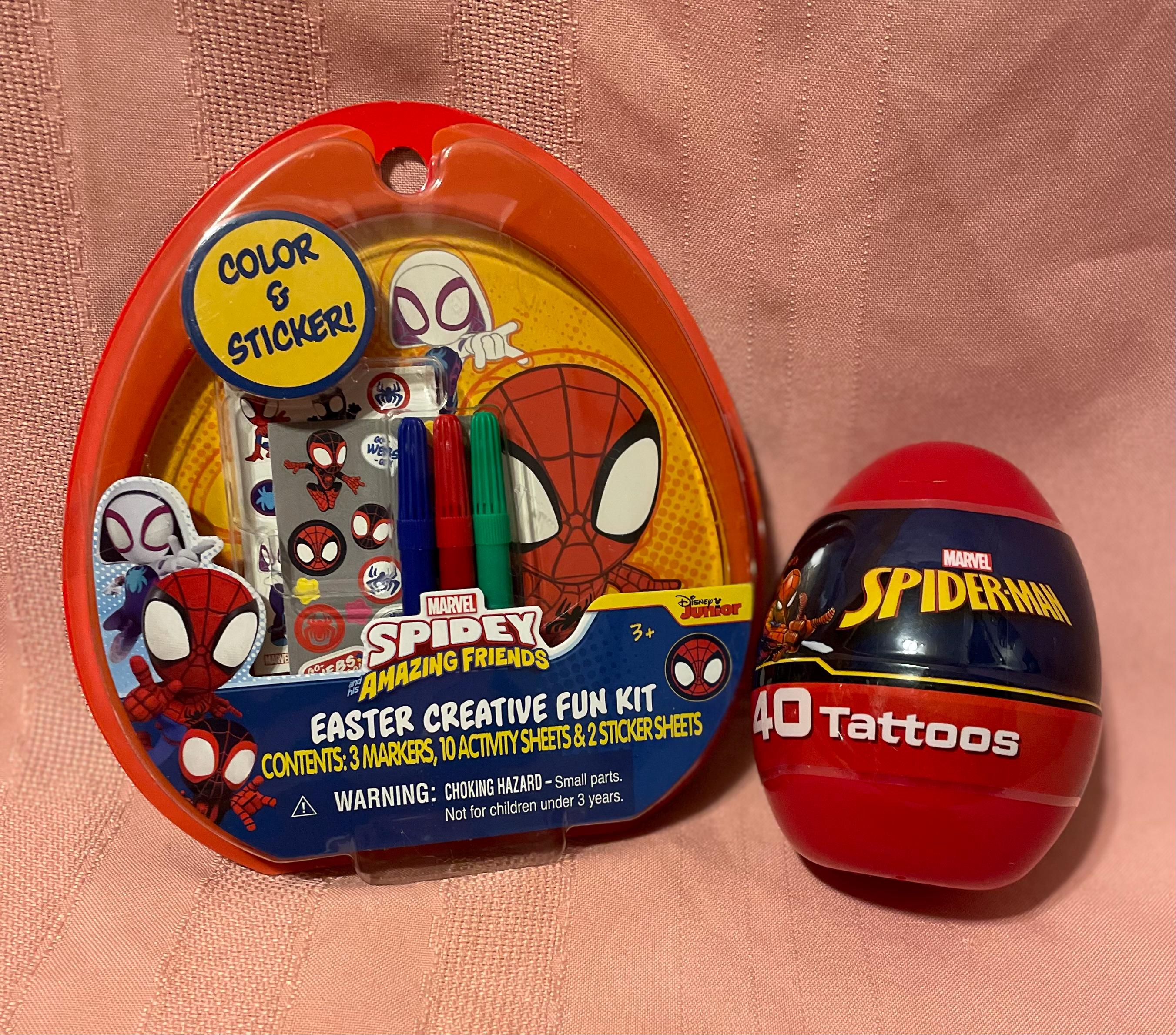 SPIDERMAN EASTER Gift: Spiderman Backpack, Notebook, Pencil Case ...