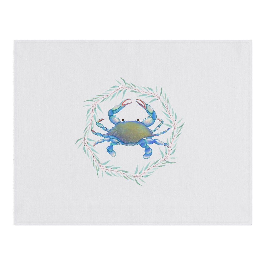 Crab Place Mats Crab Decor For Kitchen Maryland Blue Crab Etsy