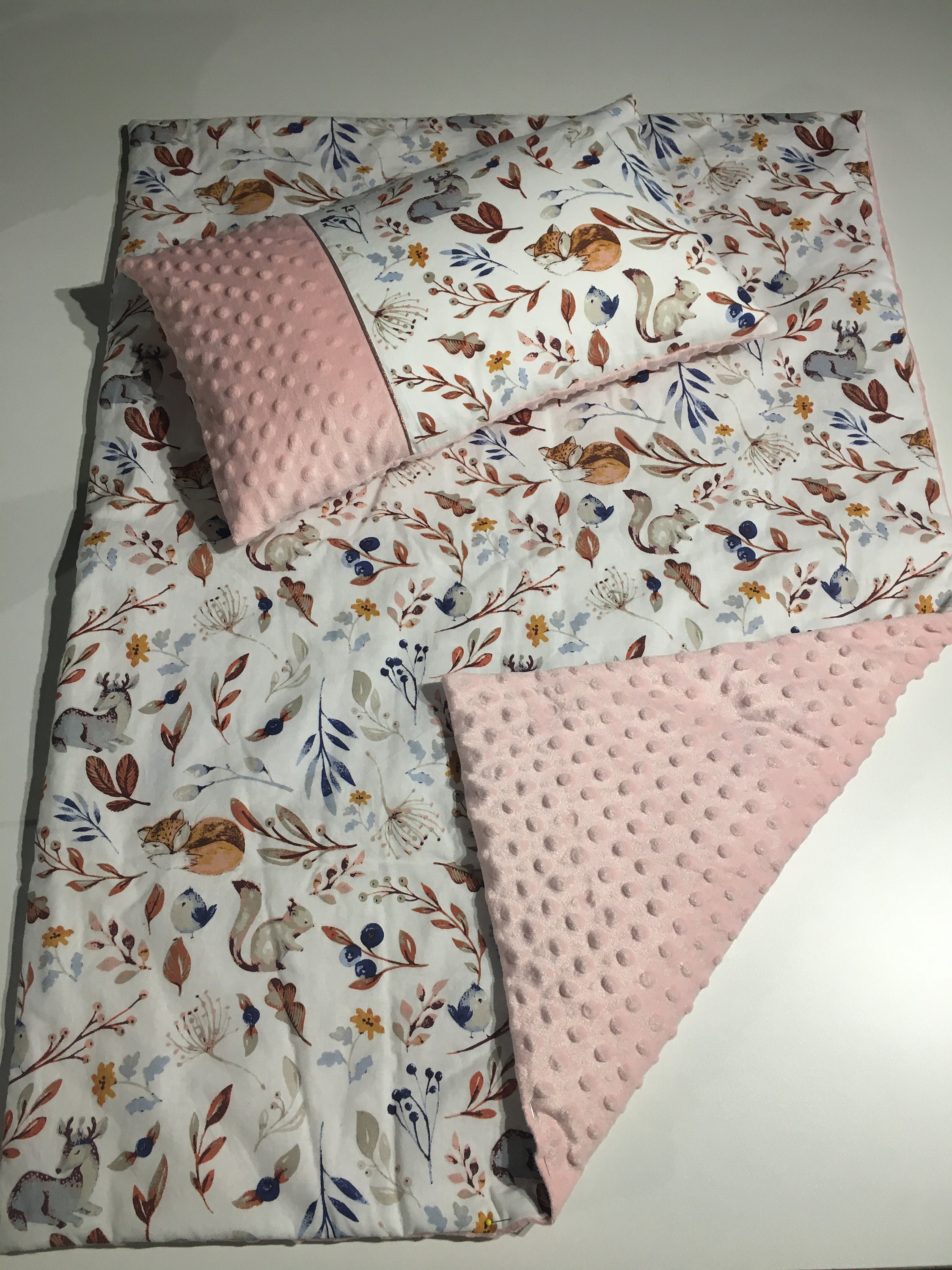 Ensemble Couverture et Coussin Assortis