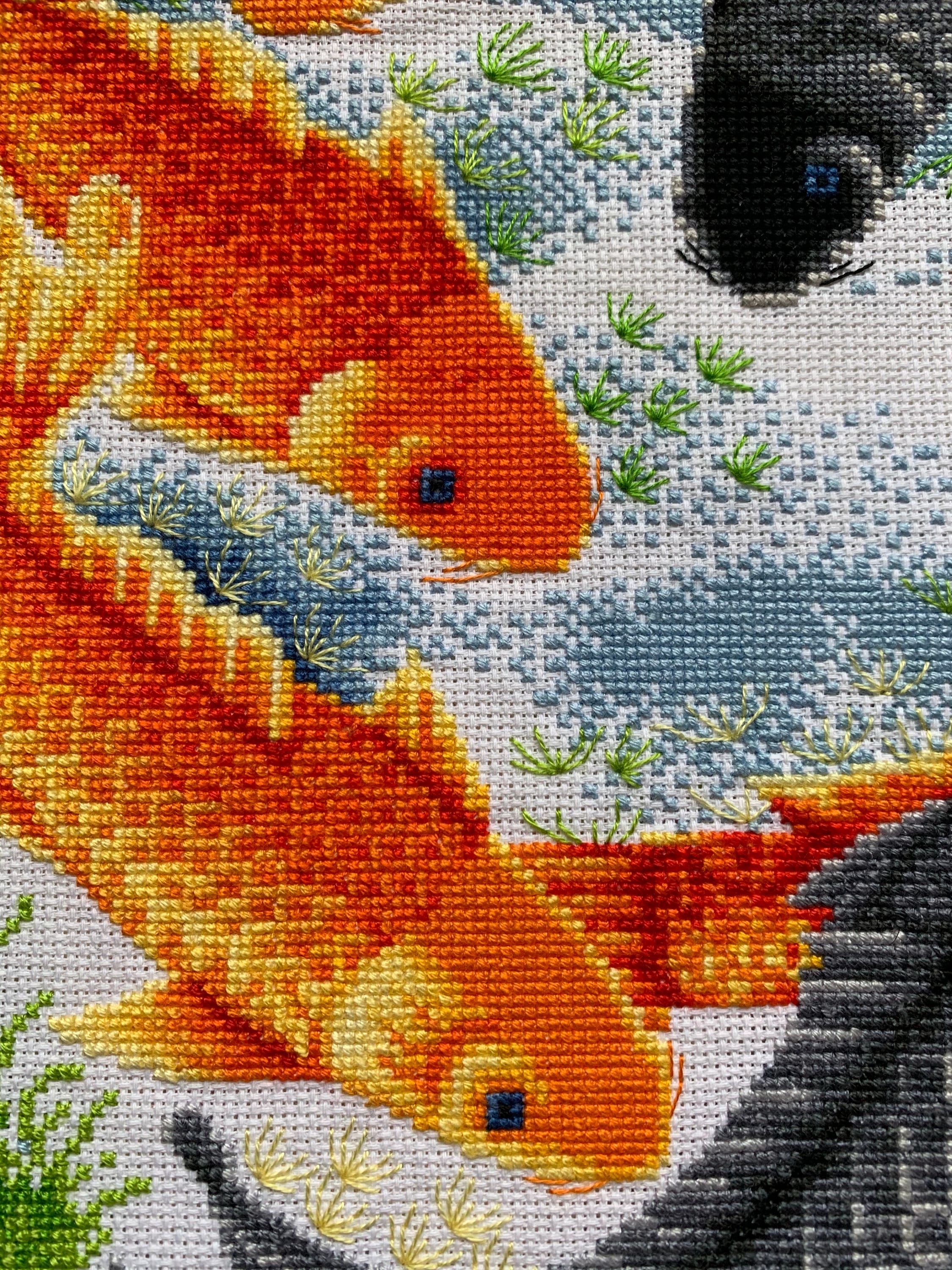 Handmade Embroidered Cross Stitch Painting Wall Decor Etsy