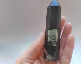 Flower Jasper Tower | Natural Jasper Crystal | Floral Pattern | Exact Piece