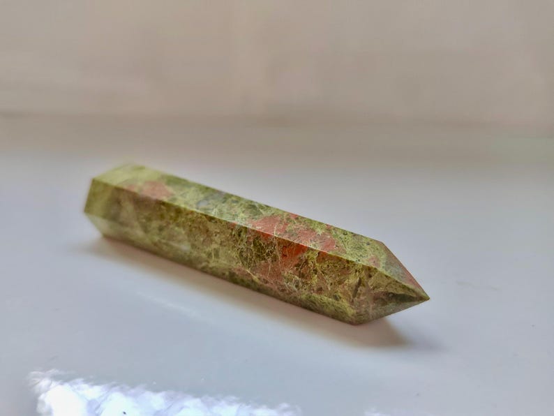 Unakite Tower | Natural Unakite Crystal | Nurturing Stone | Exact Piece image 4