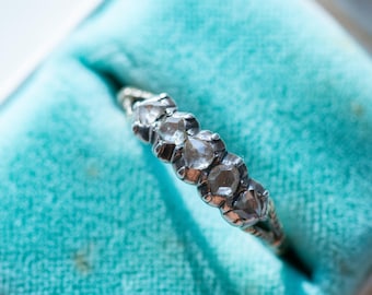 GORGEOUS 1800's Dutch Antique Rosecut Diamond Ring
