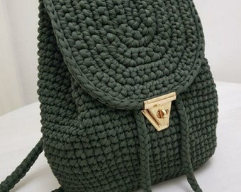 ハンドメイド 編み バックパック リュック レディース 編み物 - リュック・バックパックの人気通販 | minne byGMOペパボ 国内