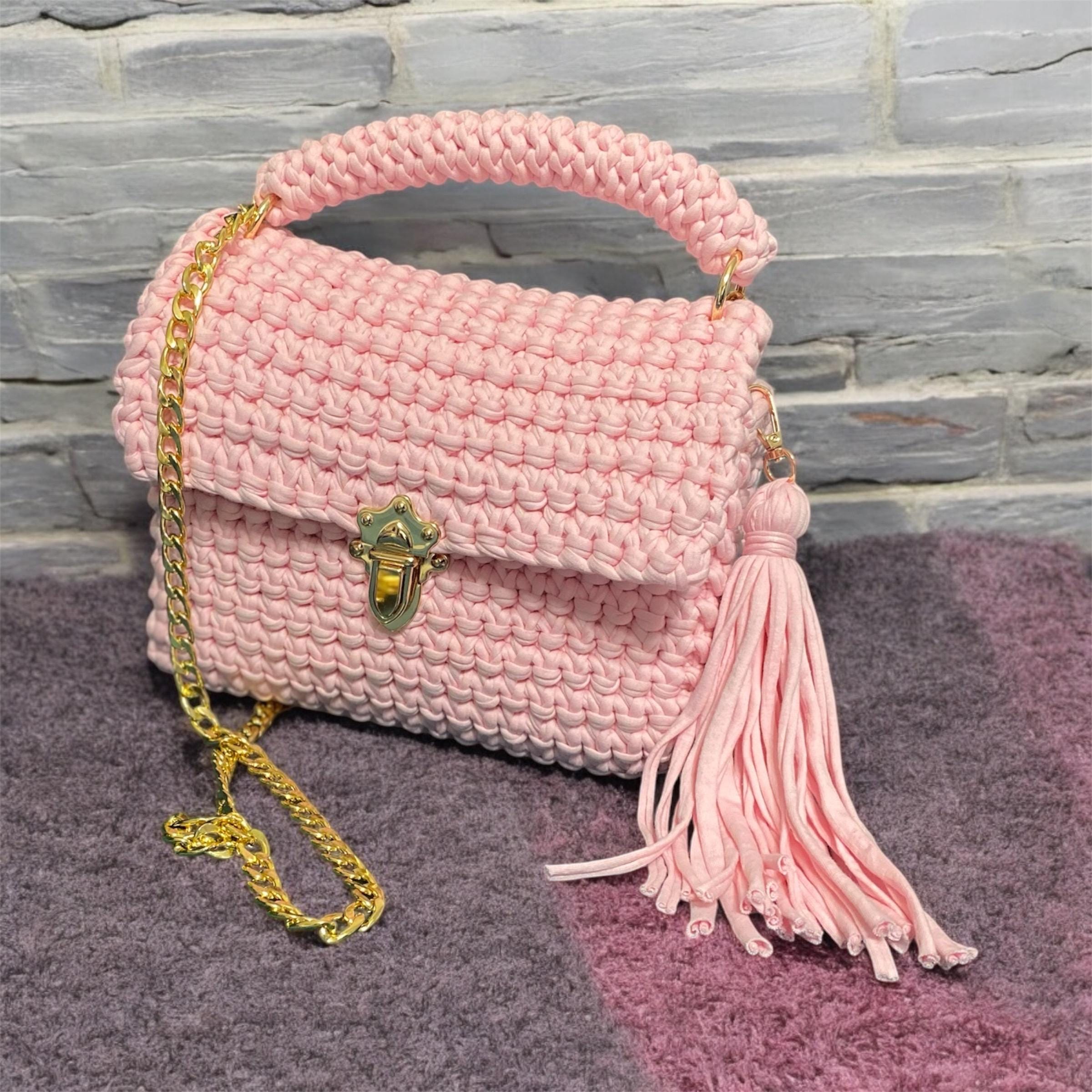 Knited Light Pink Bag,handmade Bag,hand Women Bag,crochet Pink Bag,designer Pink Bag,shoulder Pink Bag,luxury Bag Crochet,bag Purse,handbag - Etsy Knited Light Pink Bag,handmade Bag,hand Women Bag,crochet Pink Bag,designer Pink Bag,shoulder Pink Bag,luxury Bag Crochet,bag Purse,handbag - Etsy