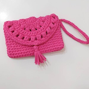 Borsa pochette con busta fatta a mano, portafoglio minimalista, porta carte, pochette alla moda, borsa regalo da donna