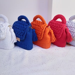Handmade Crochet Bag: Woven Women&#39;s Purse
