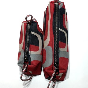VW ID.4, Golf MK7-8 gti, R Stashbag set - retro red with black para