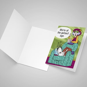 Vieillissement Gracieusement Coloré Carte d’Anniversaire C5 A5 Cartes