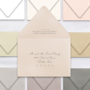 Neutral Envelope with Guest Addressing, A7 Envelope with Guest Address & Return Address
