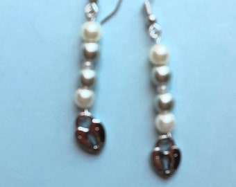 Boucles d’oreilles perlées