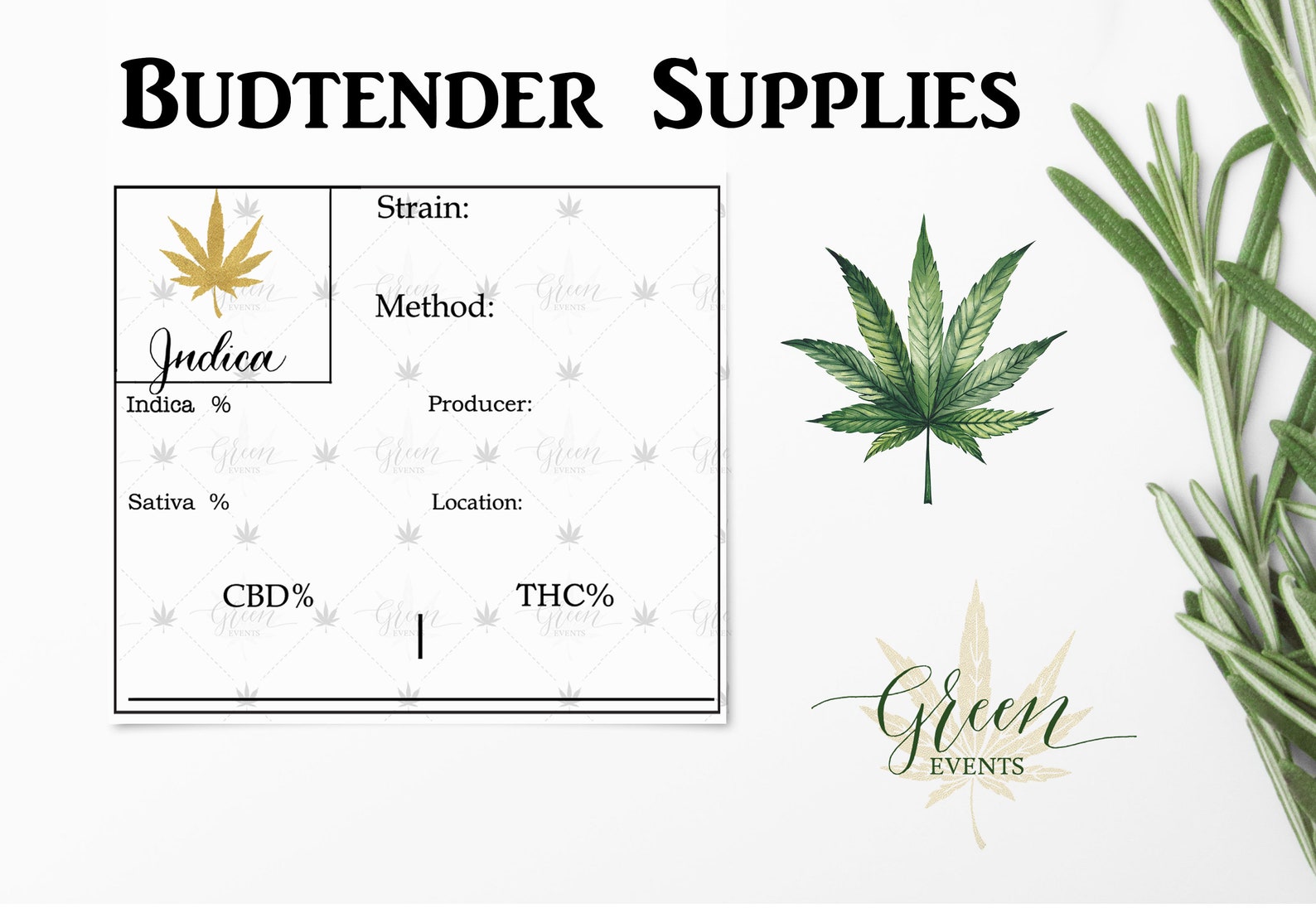 Indica Cannabis Strain Information Single Card Editable Etsy Indica Cannabis Strain Information Single Card Editable Etsy