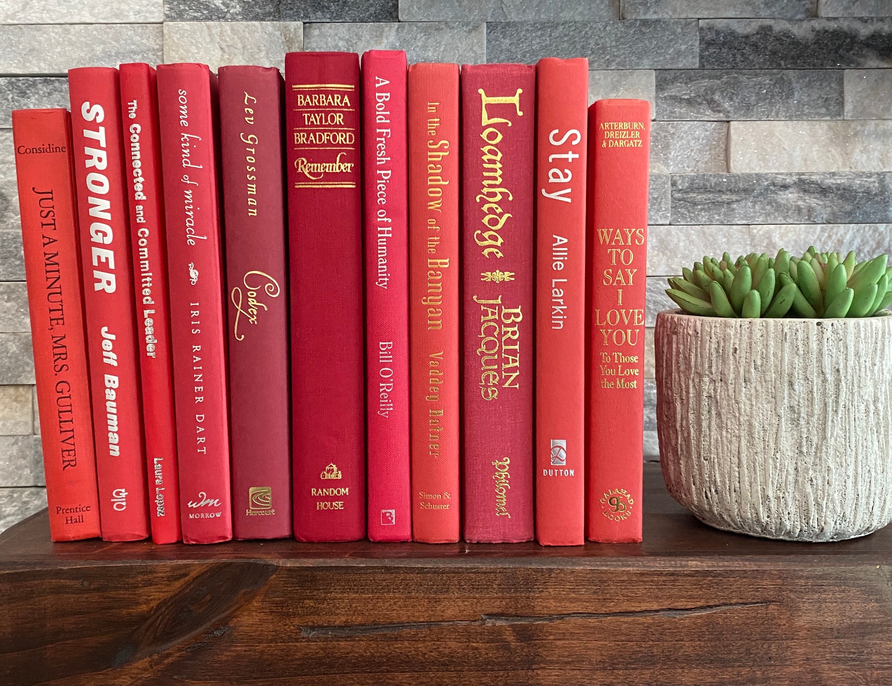 Red Decorative Books Set Bookshelf Decor Book Bundle Coffee Table Books  Mantel Decor Book Bundle Stacked Books Book Display - Etsy