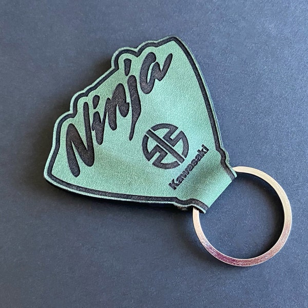 kawasaki ninja keychain with a lifetime warranty
