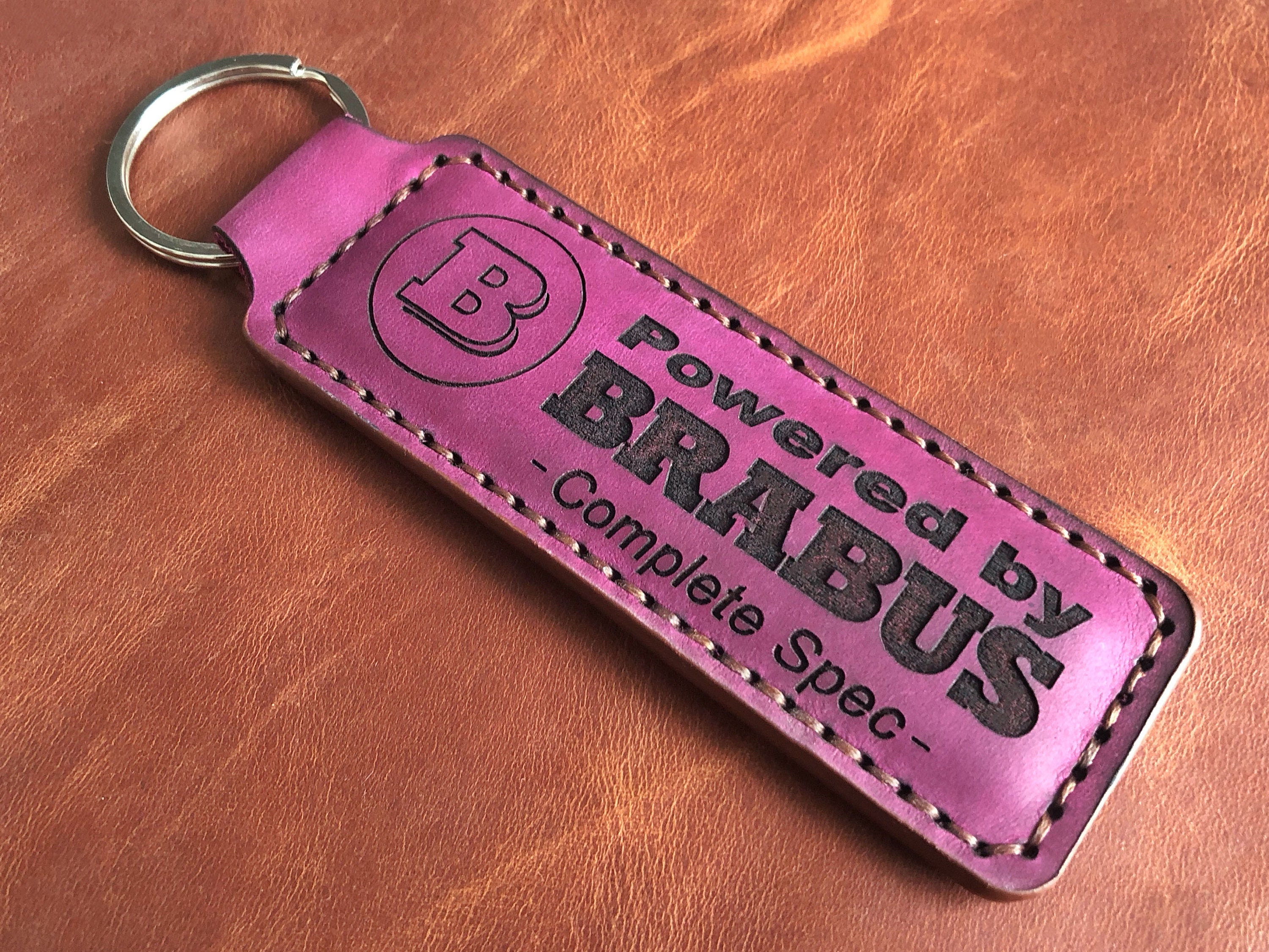 Felge Schlüsselanhänger Style Schwarz Matt / Pink Auto Tuning