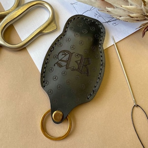 porta-chaves mercedes benz; capa de couro para chaves mercedes;
