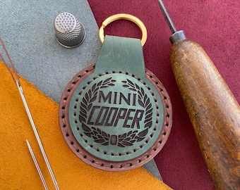 mini cooper keychain with a lifetime warranty