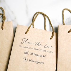 Custom Social Media Stamp: Business Advertising, Self-Inking or Wood