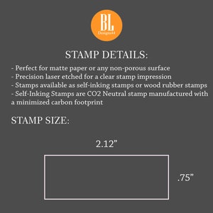 Return Address Stamp with Flower, Self-Inking Stamp, Minimalist Floral Address Stamp, Newlywed Present image 7