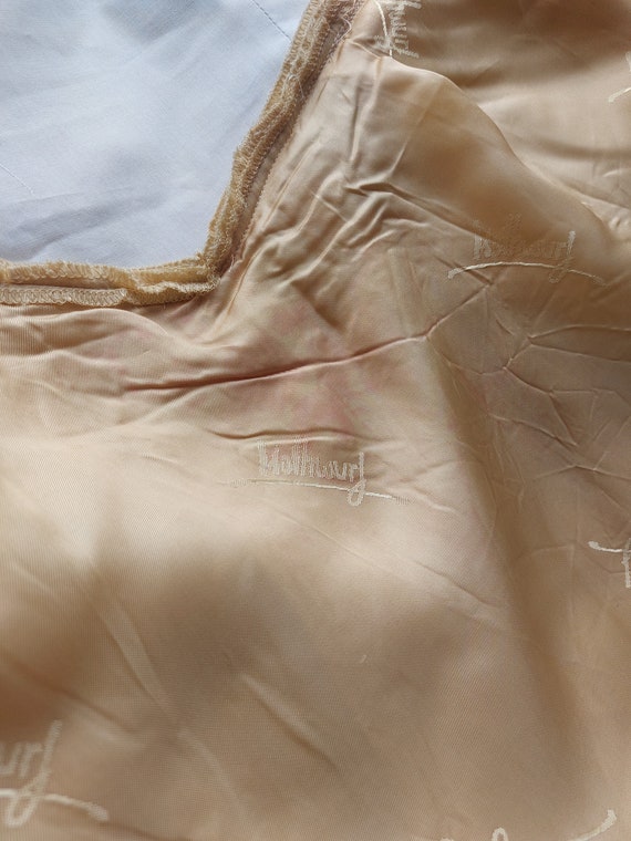 Austrian silk + cotton Vintage graceful shining s… - image 9