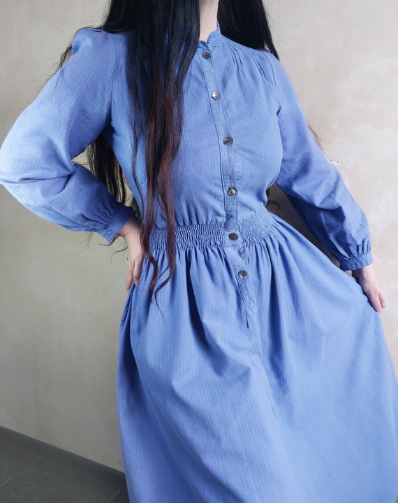 Breathtaking Rare Precious Laura Ashley Made in Wales 70s Maxi Dress