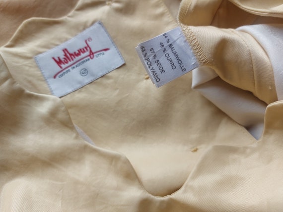 Austrian silk + cotton Vintage graceful shining s… - image 7