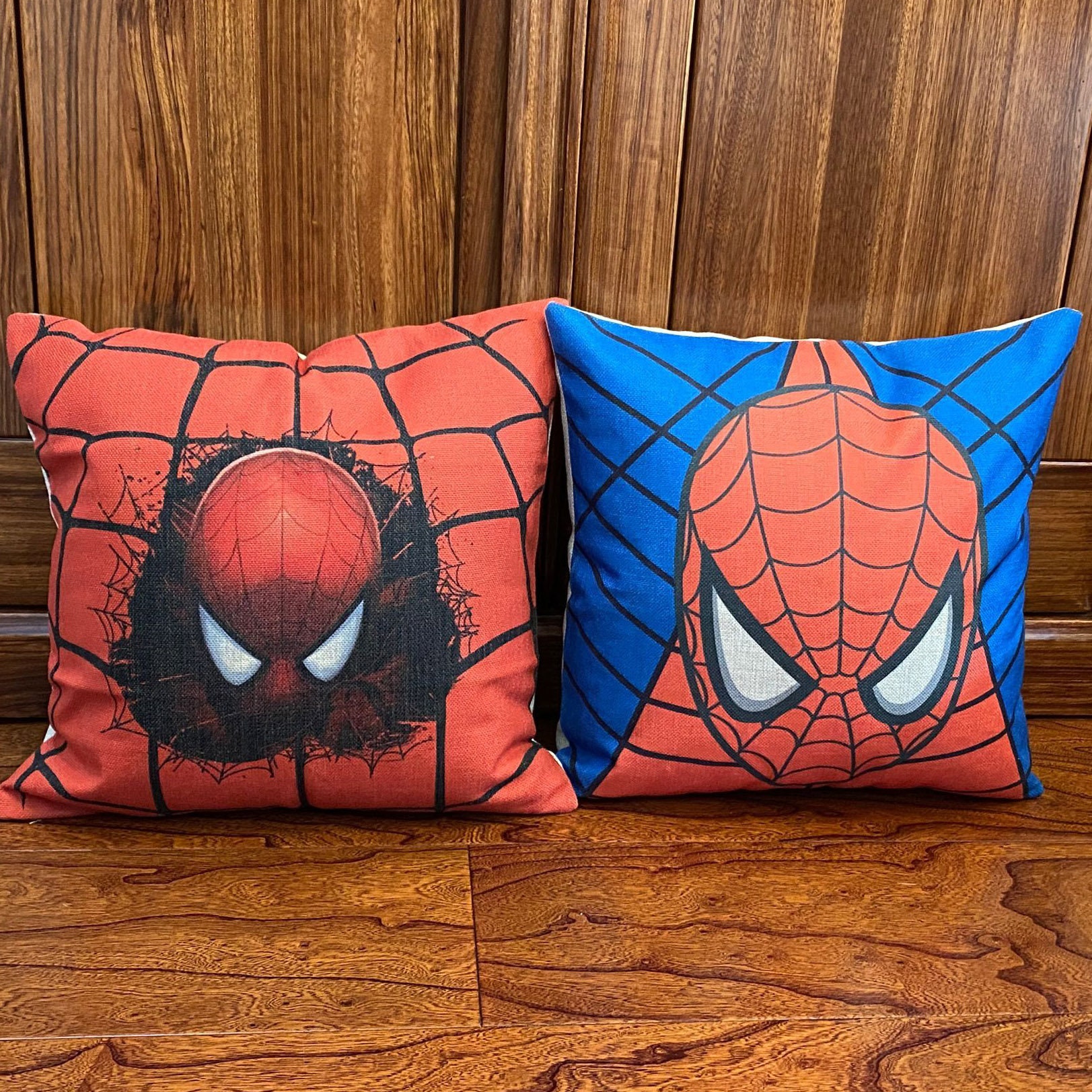Tirar fundas de almohada decorativos Decor hogar spiderman